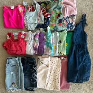 20 Piece Girls Clothing Haul - Size Small 6/7